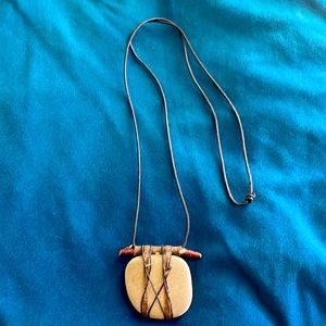 Handmade stone necklace